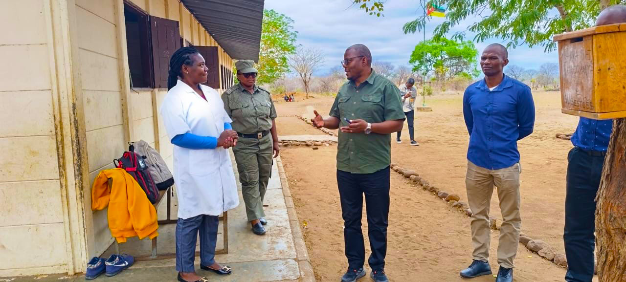 De visita a Localidade-Sede de Chibabava